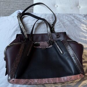 Coach Dark Brown Leather Interior
